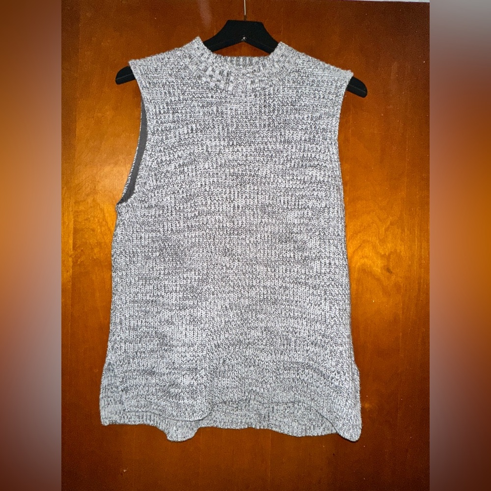 J. Crew Heather Gray Sleeveless Sweater